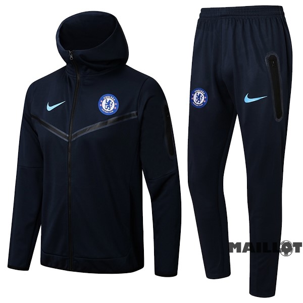 Foot Maillot Pas Cher Veste Con Capucha Chelsea 2022 2023 Bleu I Marine