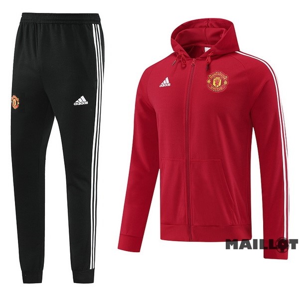 Foot Maillot Pas Cher Veste Con Capucha Manchester United 2022 2023 Rouge