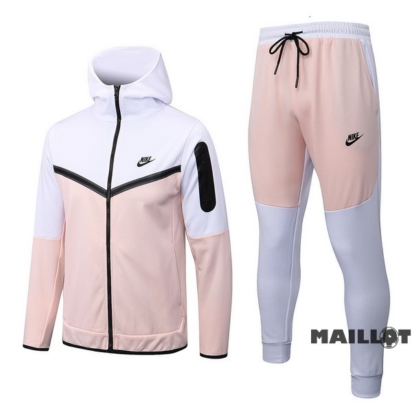 Foot Maillot Pas Cher Veste Con Capucha Nike 2022 2023 Blanc Rose