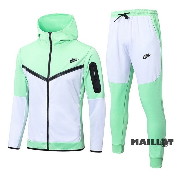 Foot Maillot Pas Cher Veste Con Capucha Nike 2022 2023 Vert Blanc