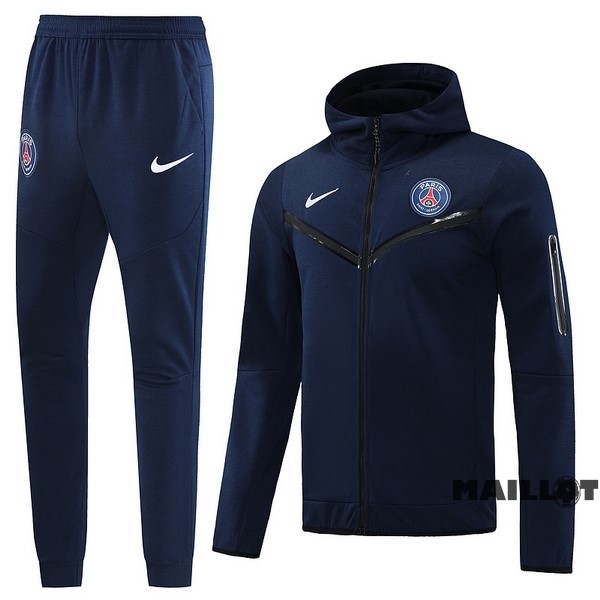 Foot Maillot Pas Cher Veste Con Capucha Paris Saint Germain 2022 2023 Bleu I Marine