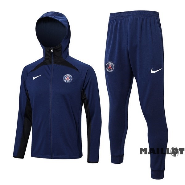 Foot Maillot Pas Cher Veste Con Capucha Paris Saint Germain 2022 2023 Bleu Marine