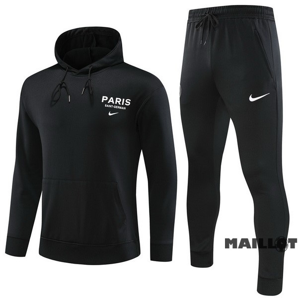 Foot Maillot Pas Cher Veste Con Capucha Paris Saint Germain 2023 2024 Noir