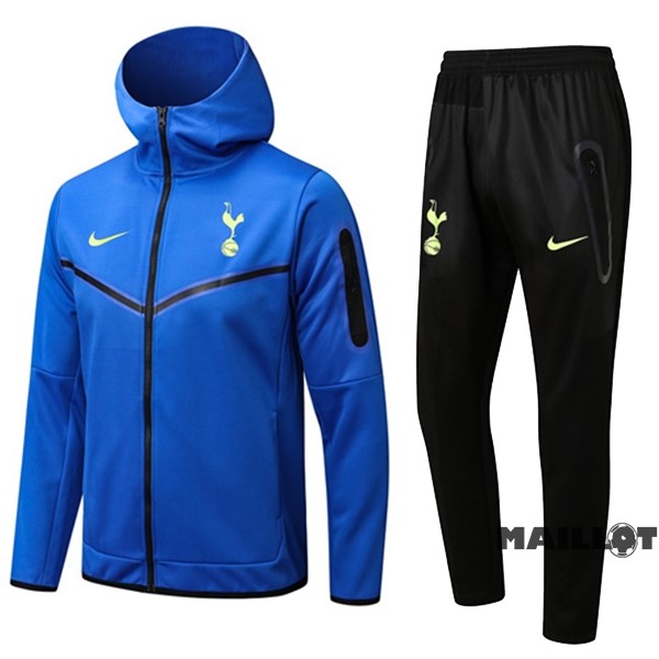 Foot Maillot Pas Cher Veste Con Capucha Tottenham Hotspur 2022 2023 Bleu