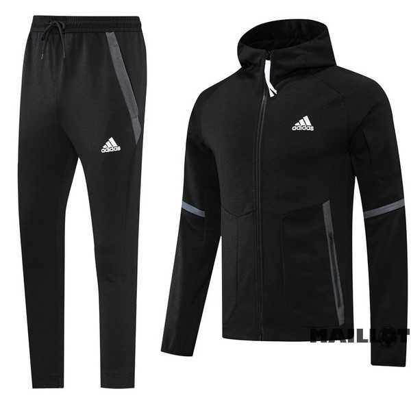 Foot Maillot Pas Cher Veste Con Capucha adidas 2022 2023 Noir