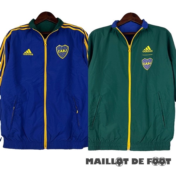 Foot Maillot Pas Cher Coupe Vent Boca Juniors 2023 2024 Bleu Vert