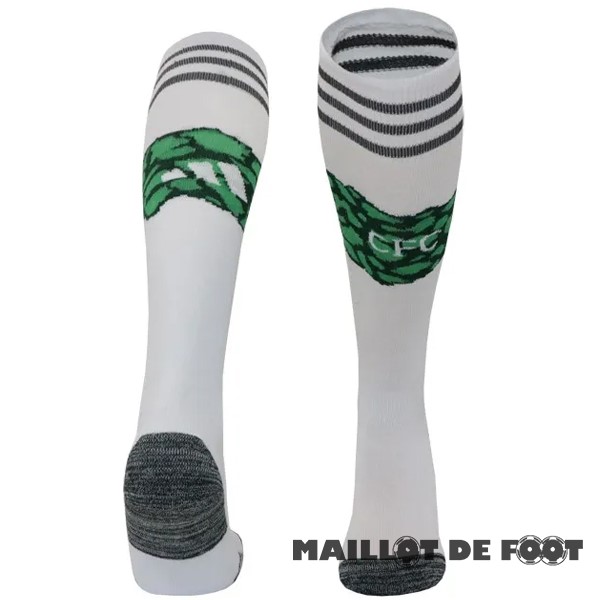 Foot Maillot Pas Cher Domicile Chaussette Enfant Celtic 2023 2024 Blanc