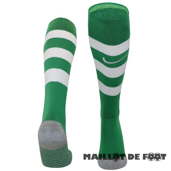 Foot Maillot Pas Cher Domicile Chaussette Enfant Lisboa 2023 2024 Vert