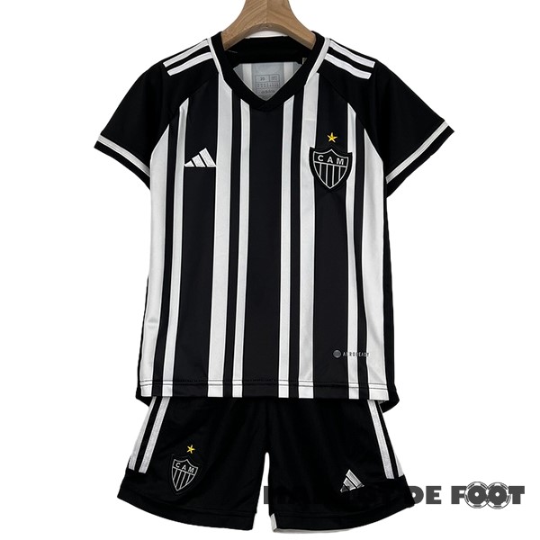 Foot Maillot Pas Cher Domicile Conjunto De Enfant Atlético Mineiro 2023 2024 Noir Blanc