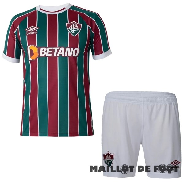 Foot Maillot Pas Cher Domicile Conjunto De Enfant Fluminense 2023 2024 Rouge Vert