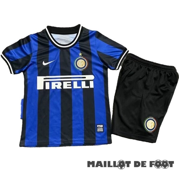 Foot Maillot Pas Cher Domicile Conjunto De Enfant Inter Milán Retro 2009 2010 Bleu