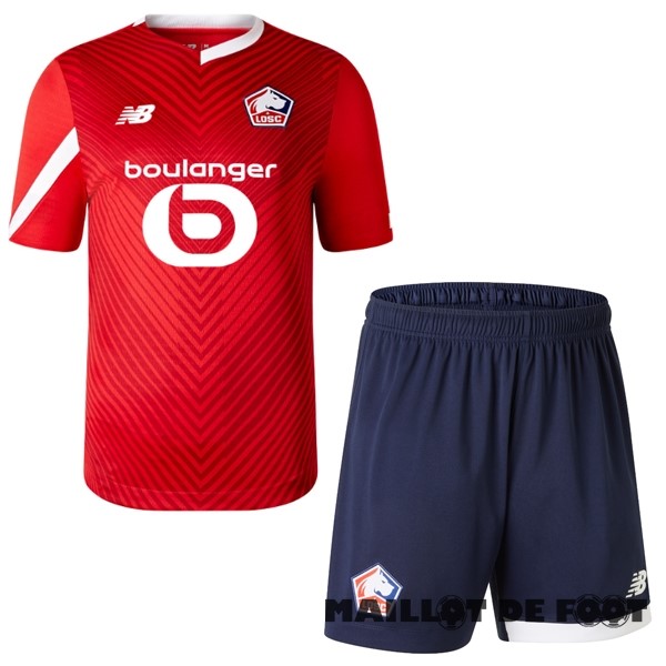 Foot Maillot Pas Cher Domicile Conjunto De Enfant Lille 2023 2024 Rouge