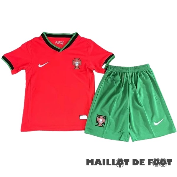 Foot Maillot Pas Cher Domicile Conjunto De Enfant Portugal 2024 Rouge