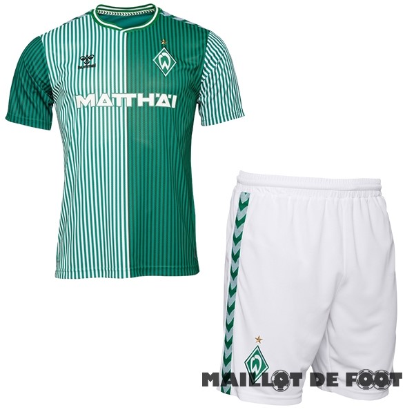 Foot Maillot Pas Cher Domicile Conjunto De Enfant Werder Bremen 2023 2024 Vert