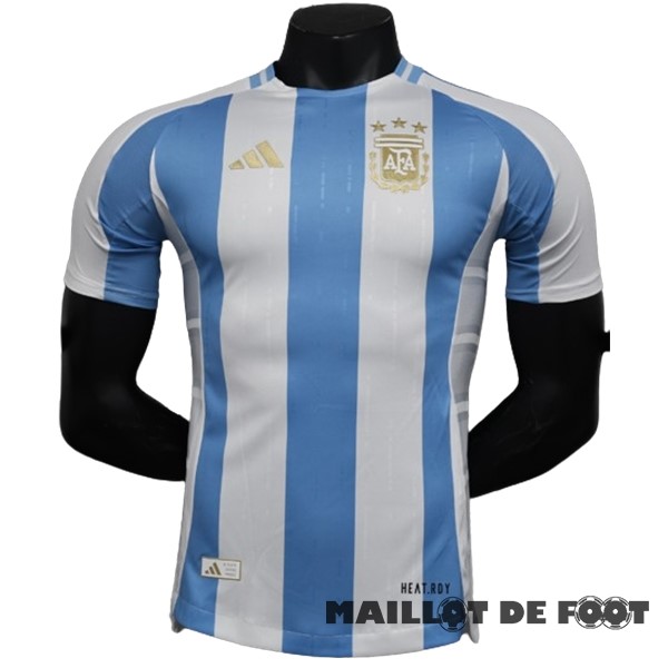 Foot Maillot Pas Cher Domicile Joueurs Concept Maillot Argentine 2024 Bleu Blanc