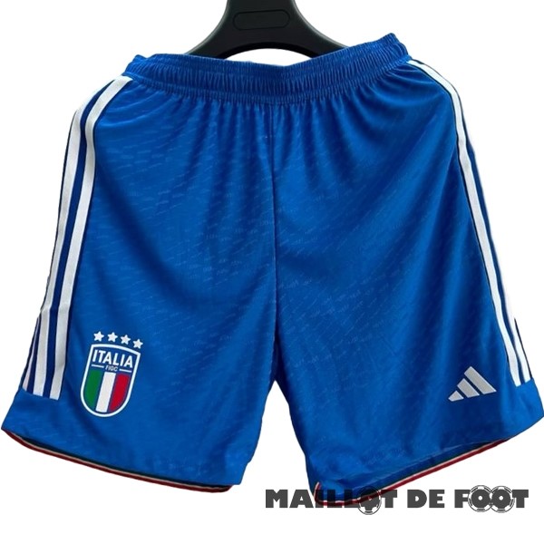 Foot Maillot Pas Cher Domicile Joueurs Pantalon Italie 2023 Bleu