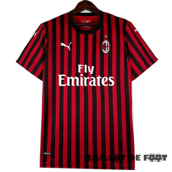 Foot Maillot Pas Cher Domicile Maillot AC Milan Retro 2019 2020 Rouge