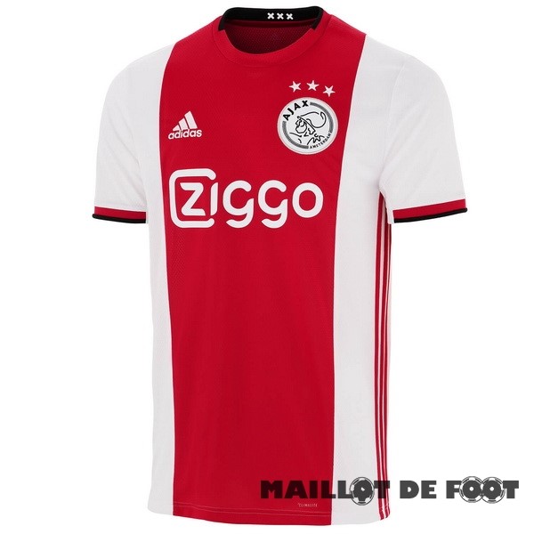 Foot Maillot Pas Cher Domicile Maillot Ajax Retro 2019 2020 Rouge Blanc