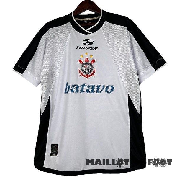 Foot Maillot Pas Cher Domicile Maillot Corinthians Paulista Retro 2000 Blanc