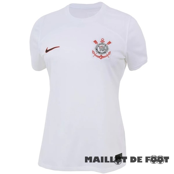 Foot Maillot Pas Cher Domicile Maillot Femme Corinthians Paulista 2023 2024 Blanc