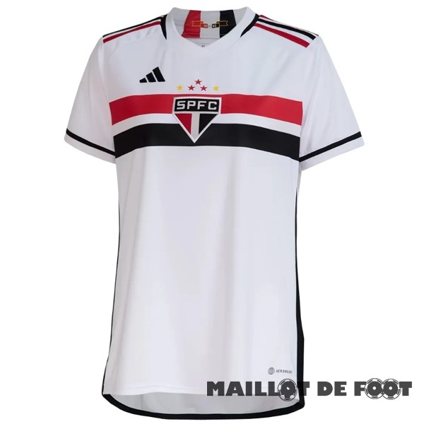 Foot Maillot Pas Cher Domicile Maillot Femme São Paulo 2023 2024 Blanc