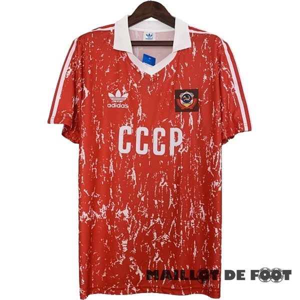 Foot Maillot Pas Cher Domicile Maillot Union soviétique Retro 1990 Rouge