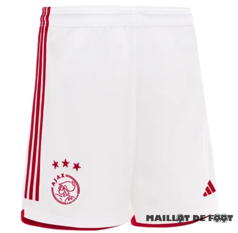 Foot Maillot Pas Cher Domicile Pantalon Ajax 2023 2024 Blanc