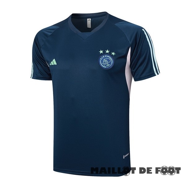 Foot Maillot Pas Cher Entrainement Ajax 2023 2024 Bleu Marine Rose