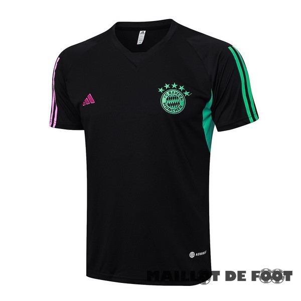 Foot Maillot Pas Cher Entrainement Bayern Múnich 2023 2024 Noir Purpura Vert