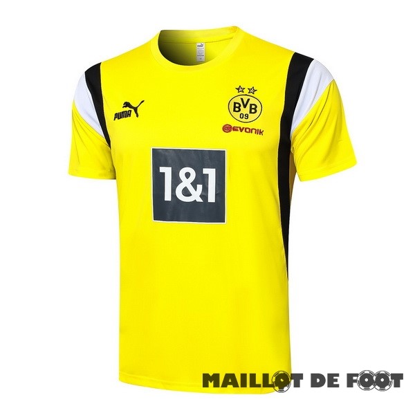 Foot Maillot Pas Cher Entrainement Borussia Dortmund 2023 2024 Jaune Noir Blanc