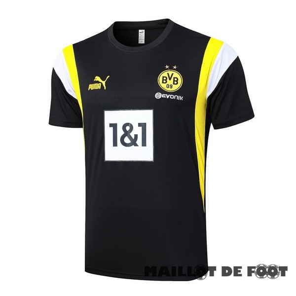 Foot Maillot Pas Cher Entrainement Borussia Dortmund 2023 2024 Noir Jaune Blanc