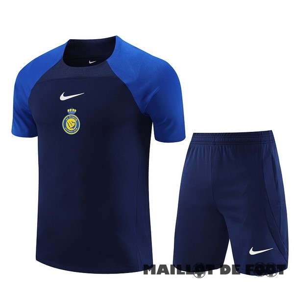 Foot Maillot Pas Cher Entrainement Ensemble Complet Al Nassr 2023 2024 Bleu