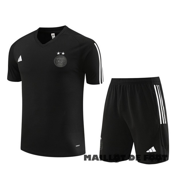 Foot Maillot Pas Cher Entrainement Ensemble Complet Algérie 2023 Noir