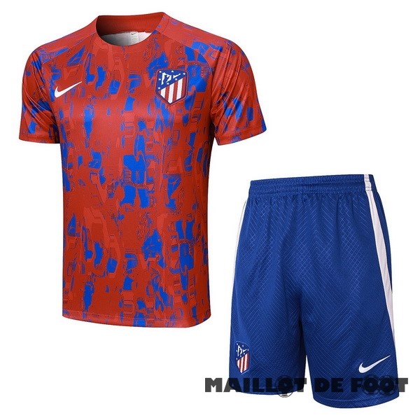 Foot Maillot Pas Cher Entrainement Ensemble Complet Atlético Madrid 2023 2024 Rouge I Bleu