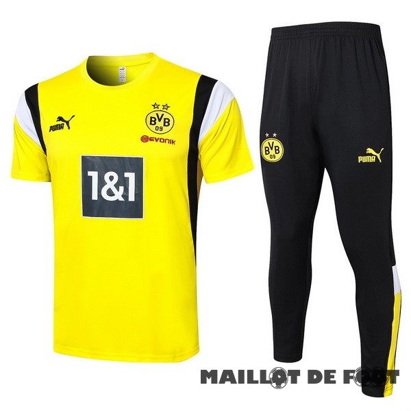 Foot Maillot Pas Cher Entrainement Ensemble Complet Borussia Dortmund 2023 2024 Jaune Noir Blanc