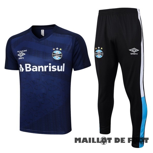 Foot Maillot Pas Cher Entrainement Ensemble Complet Grêmio 2023 2024 Bleu Marine