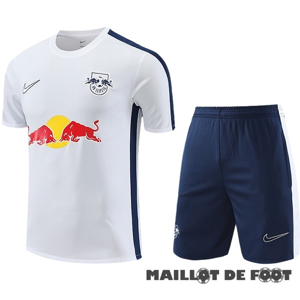 Foot Maillot Pas Cher Entrainement Ensemble Complet Leipzig 2023 2024 Blanc Bleu