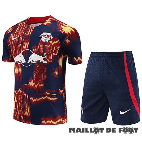 Foot Maillot Pas Cher Entrainement Ensemble Complet Leipzig 2023 2024 Rouge Bleu