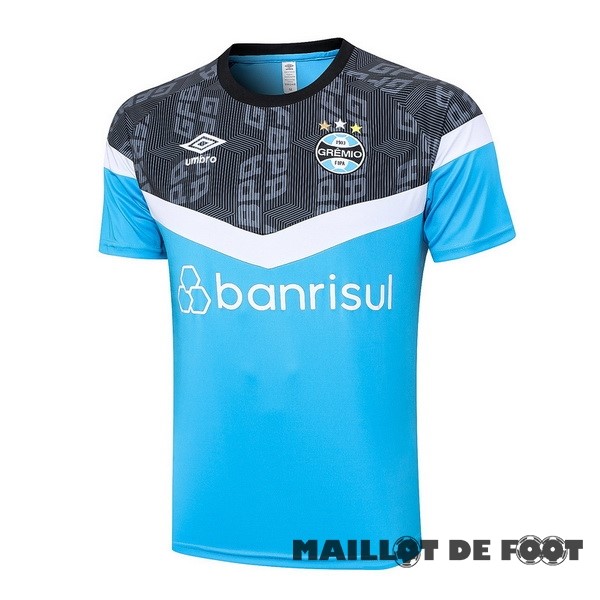 Foot Maillot Pas Cher Entrainement Grêmio 2023 2024 Bleu Gris