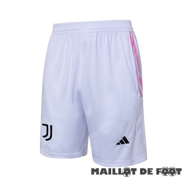 Foot Maillot Pas Cher Entrainement Pantalon Juventus 2023 2024 Blanc Rose