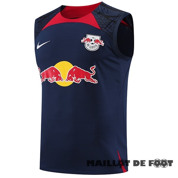 Foot Maillot Pas Cher Entrainement Sans Manches Leipzig 2023 2024 Bleu Marine