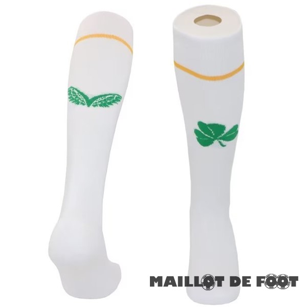 Foot Maillot Pas Cher Exterieur Chaussette Irlande 2023 Blanc