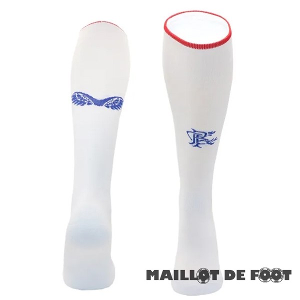Foot Maillot Pas Cher Exterieur Chaussette Rangers 2023 2024 Blanc