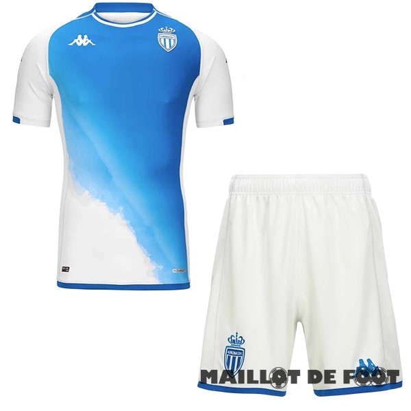 Foot Maillot Pas Cher Exterieur Conjunto De Enfant AS Monaco 2023 2024 Bleu