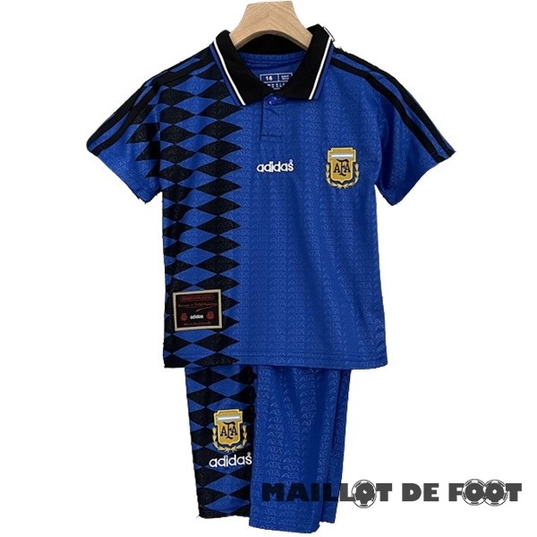 Foot Maillot Pas Cher Exterieur Conjunto De Enfant Argentine Retro 1994 Blanc