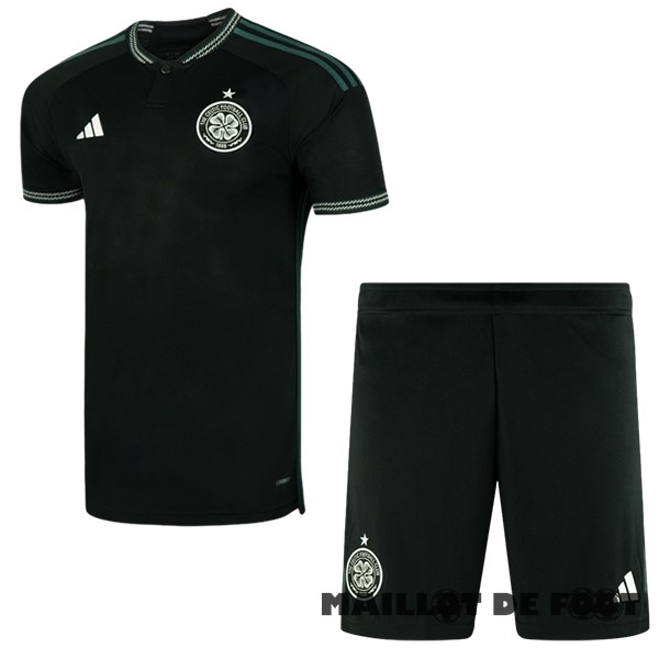 Foot Maillot Pas Cher Exterieur Conjunto De Enfant Celtic 2023 2024 Noir