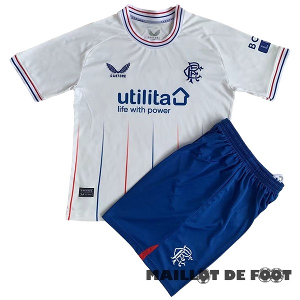 Foot Maillot Pas Cher Exterieur Conjunto De Enfant Rangers 2023 2024 Blanc