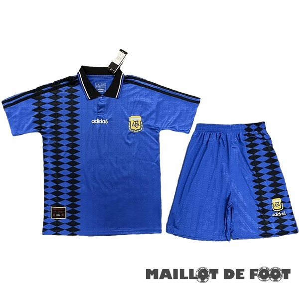 Foot Maillot Pas Cher Exterieur Conjunto De Homme Argentine Retro 1994 Bleu