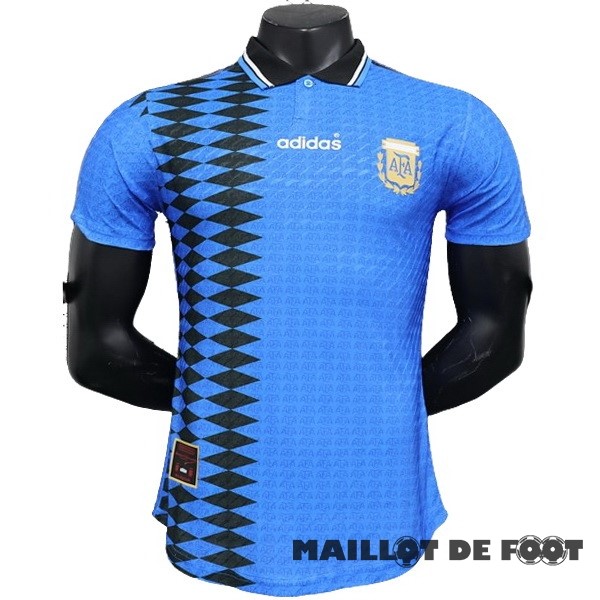 Foot Maillot Pas Cher Exterieur Joueurs Maillot Argentine Retro 1994 Bleu