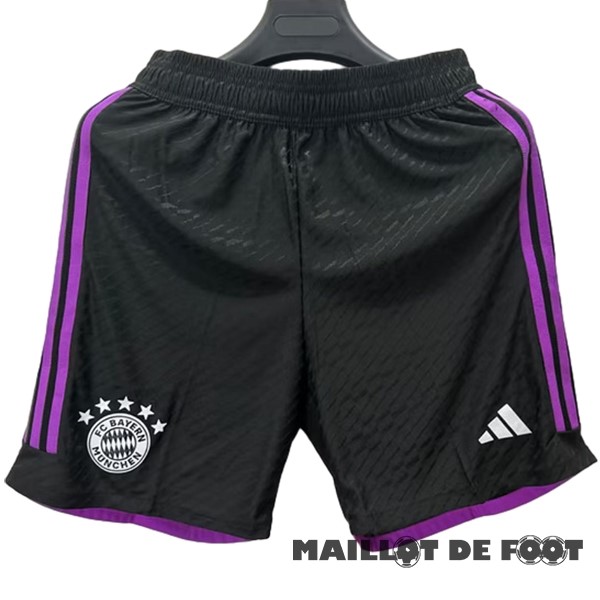 Foot Maillot Pas Cher Exterieur Joueurs Pantalon Bayern Múnich 2023 2024 Noir